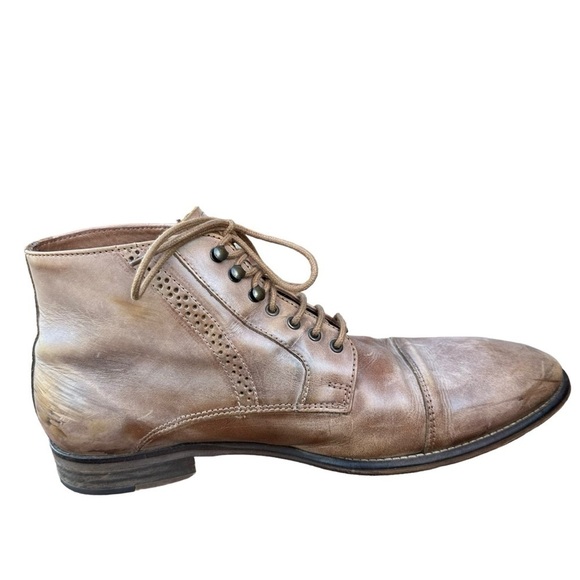 KURT GEIGER BROUGE TAUPE LEATHER BOOTS SIZE 43 main image 8